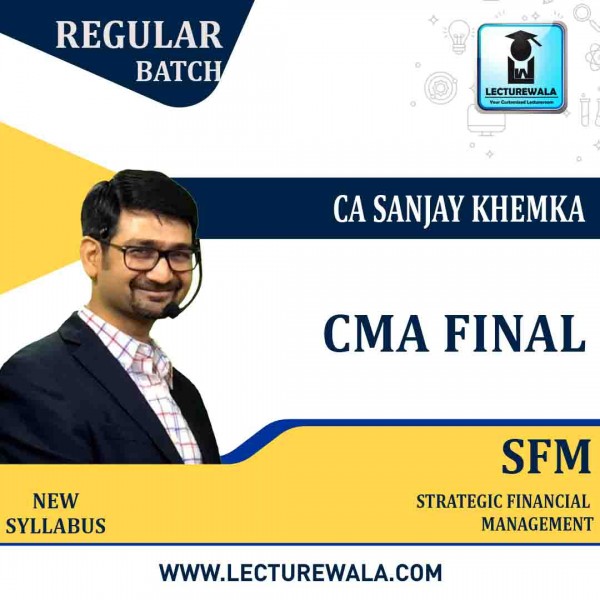 CMA Final SFM (Pen Drive) New Syllabus By CA Sanjay Khemka Pen Drive